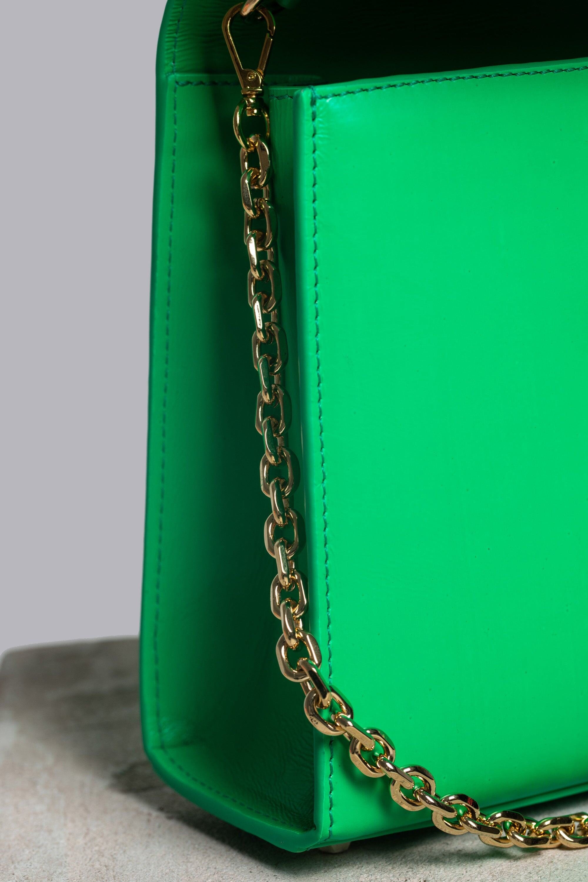 Loop Bag in Neon Leather Handbags Folklore the label 